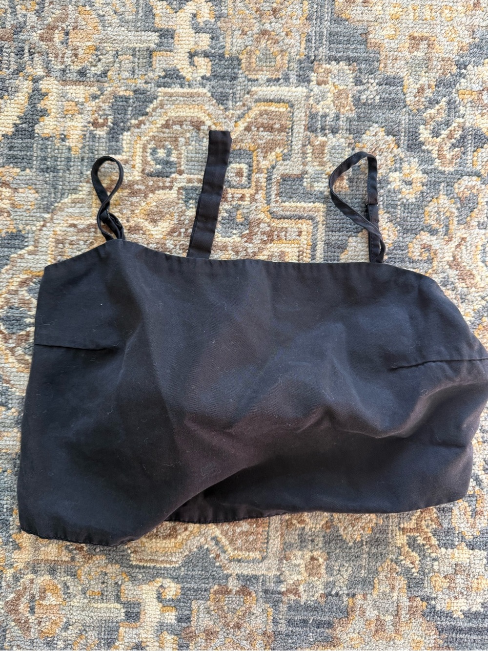 Brandy Melville Black Cropped Camisole Tank Top